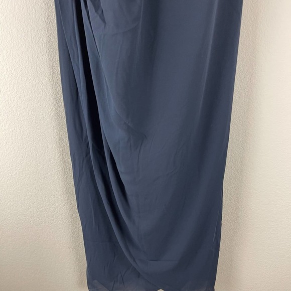 City Chic Womens Large 20 Maxi Entwine Dress Navy Blue Cocktail Dress NWT - Picture 6 of 12
